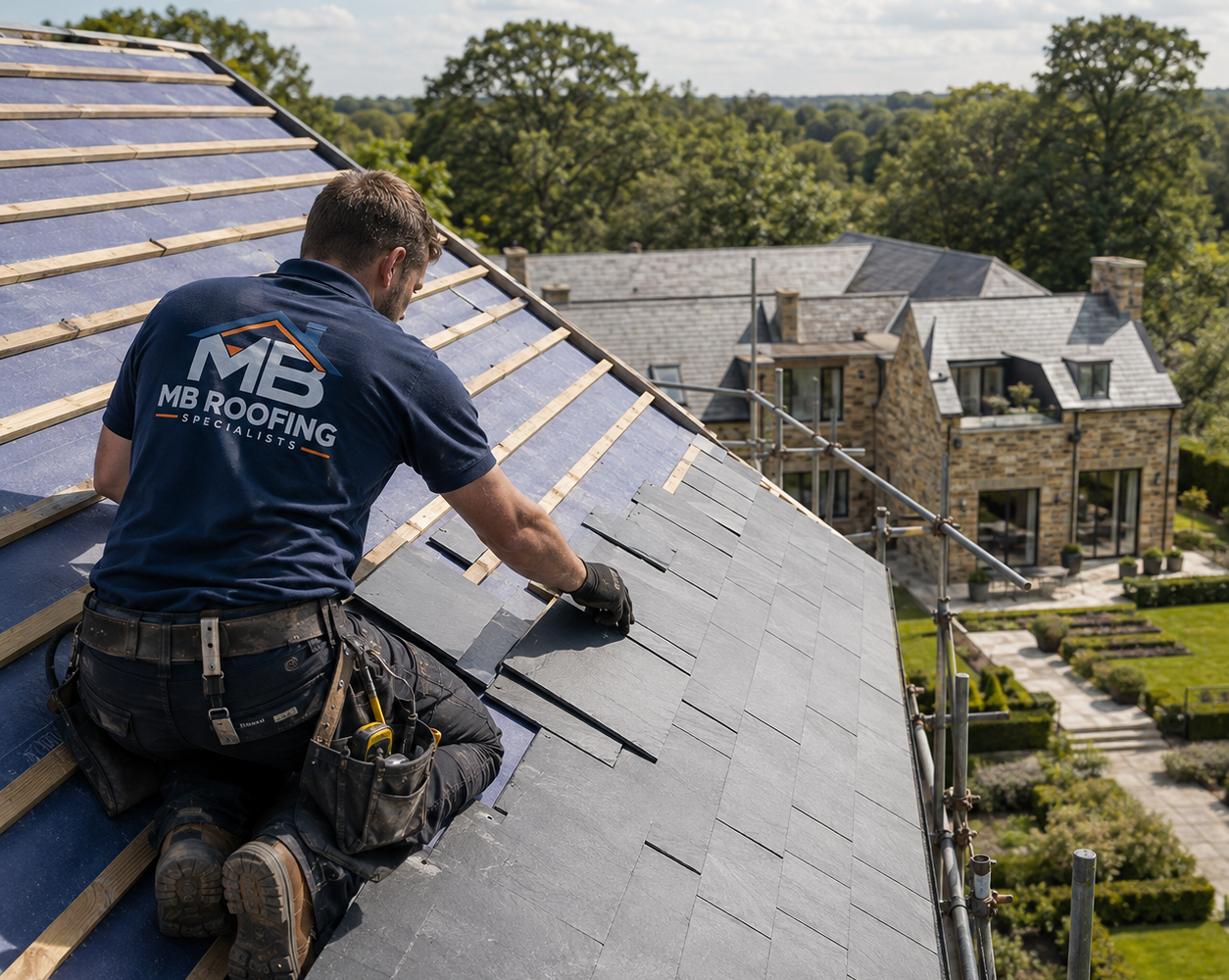 Pitched Roof Replacements carried out by MB Roofing Specialists in Kent