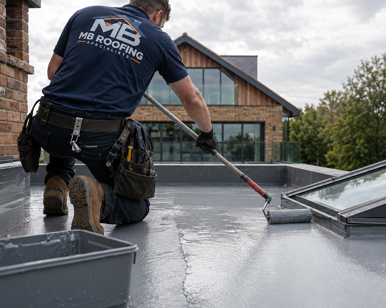 Liquid Roofing carried out by MB Roofing Specialists in Kent