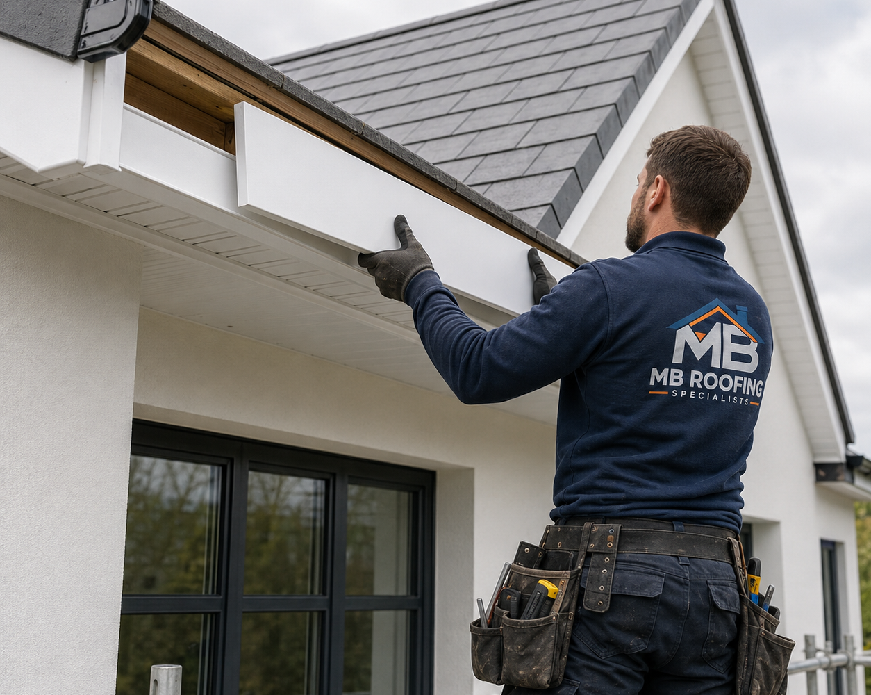 Fascias and Soffits carried out by MB Roofing Specialists in Kent