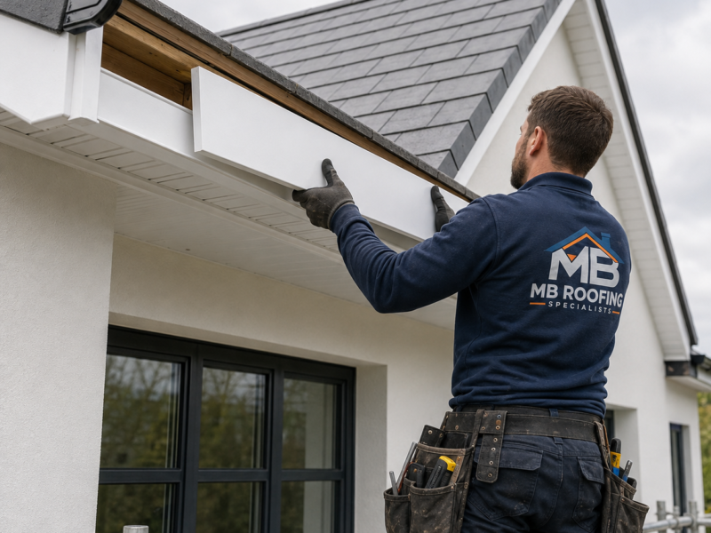 Fascias and Soffits carried out by MB Roofing Specialists in Kent