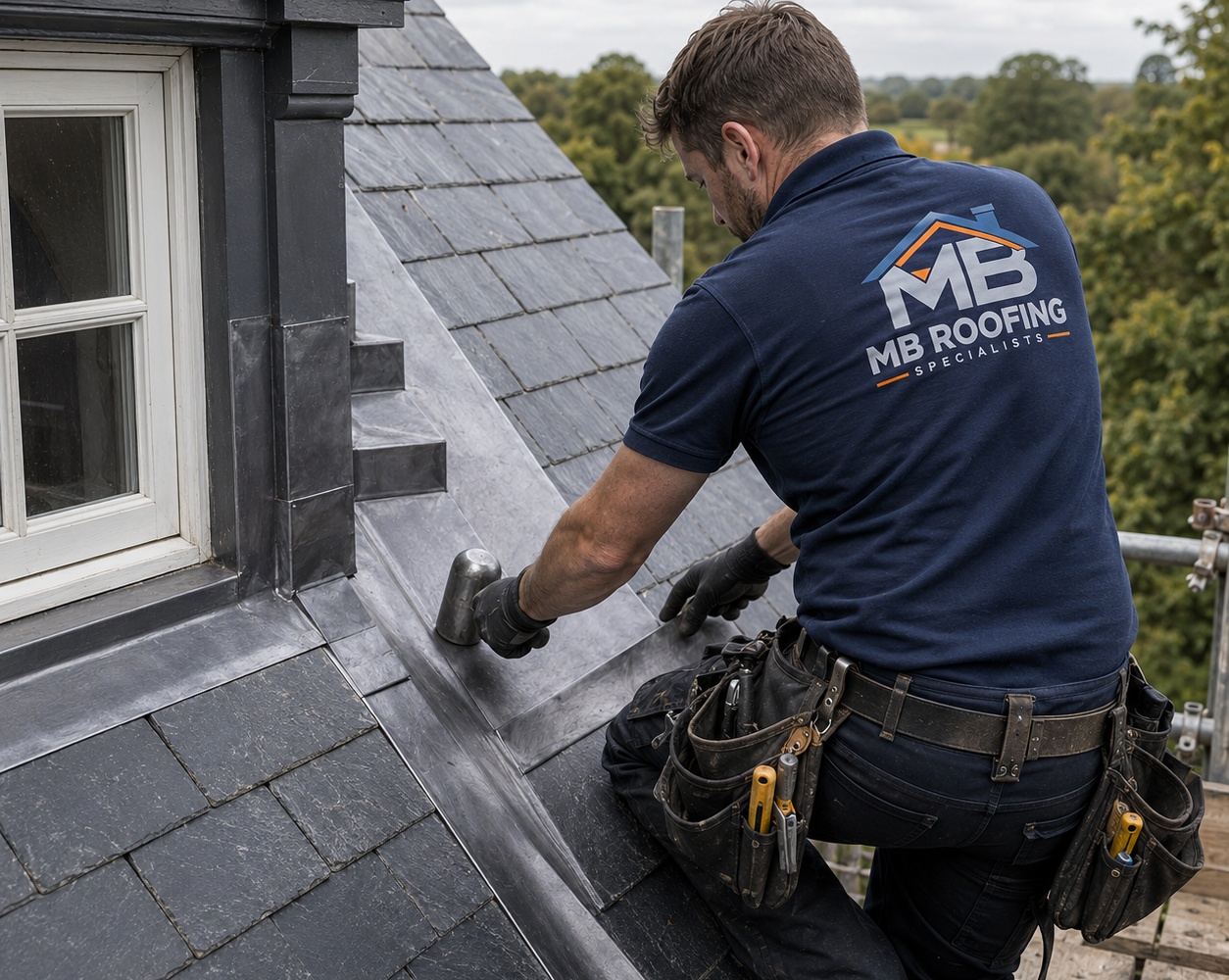Lead Work carried out by MB Roofing Specialists in Kent